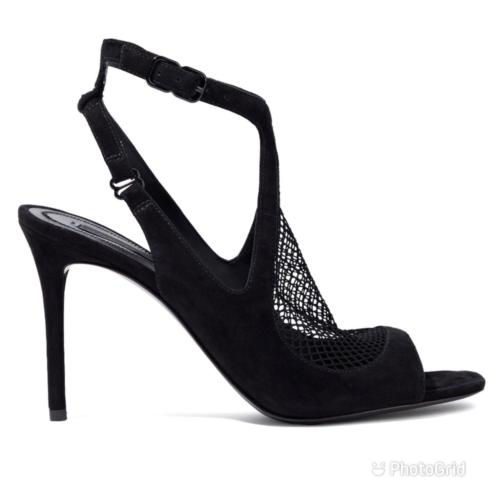 ALEXANDER WANG Black Piper Mesh Sandal Booties  EU 39 / US 9 New in Box - Picture 2 of 16